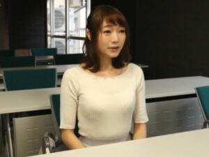 【アクメ女教師】生徒の子供チンポではイカない宣言の女教師があっさりデカチンポに屈服する