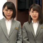 【七海ゆあ×ザーメンごっくん】無料サービスで蒸れたチンポを喉奥フェラしてくれるOL！ドロドロザーメンも笑顔でごっくん！