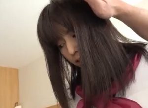 【朝比奈ななせ×汚されJK】清楚な美人JKが汚いおっさんにベロキスパイ舐め手マン責めされてガチの嫌がり！汚いチンポ握らされて手コキ奉仕強要