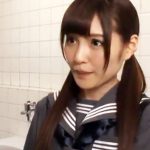 【橋本ありな×JK交尾】性欲が爆発したJKがおぢをトイレに連れ込み口マンコ奉仕！そのまま大人チンポで生交尾