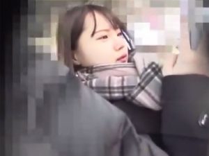 【JK置換中出し】かわいいJKが電車で好き放題痴漢された挙げ句大人チンポに生ハメ中出しされて屈辱の涙を流す
