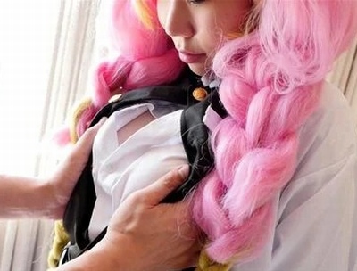 鬼滅〇刃・甘露寺コスの美少女が「恋の呼吸」じゃない「SEXの呼吸」にｗ