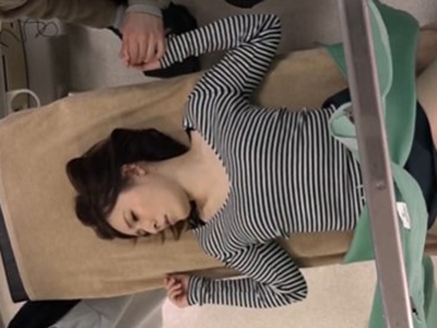 産婦人科の健診で中出し寝取られる素人妻