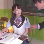 【九重かんな×JK潮吹き】放課後の教室で教師の大人チンポに激しく犯されお漏らし潮吹きアクメさせられてしまう美少女JK