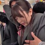 【水卜さくら×JK痴漢輪姦】メス臭ムンムンのドスケベボディJKが満員電車で集団痴漢！たくさんの大人チンポに輪姦レイプされてしまう