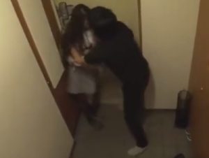 【OL中出しレイプ】美人巨乳パンストOLが帰宅直後に生ハメ中出しレイプ！抵抗虚しく仕事終わりのマンカスマンコを犯されまくってしまう