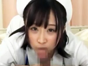 【美咲かんな×口マンコナース】精液検査のためにヌルヌルの口マンコを使って強制的に射精させるスケベ顔のフェラチオナース