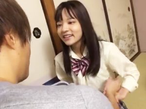 【JK妹近親相姦中出し】寝てる妹を近親相姦レイプでチンポを生挿入したら起こしてしまい密着交尾で禁断の妹マンコ中出しさ