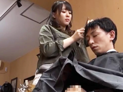 清楚系に見えて真正痴女の美容師がお客に逆セクハラする一部始終ｗ