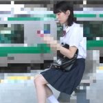 【JK痴漢レイプ】処女みたいな清楚JKが満員電車で痴漢レイプ！ピンク色のマンコにフル勃起チンポぶち込まれ孕ませ中出し