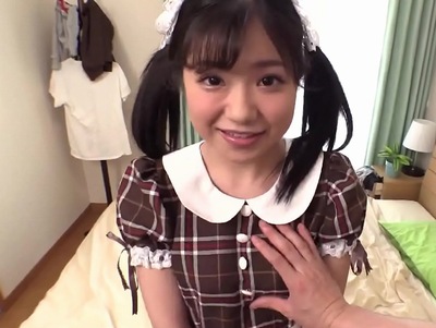 「お兄ちゃん入ってもい～ぃ？」押しただけでも壊れてしまいそうなガチロリ妹に大量中出し！