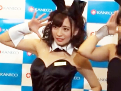バニーガールの格好したイベントガールに強姦魔が近づき中出しレイプ！