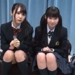 【MM号JK乱交】性に興味津々なムッツリスケベJKコンビがMM号で乱交生ハメ！大人チンポにハメられて下品な本気アクメ