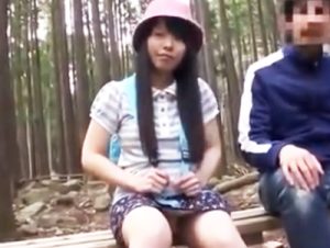 【JS中出しレイプ】まだあどけないロリJSがキャンプで父親に近親相姦レイプ！パイパンロリマンコに濃厚ザーメン大量中出し