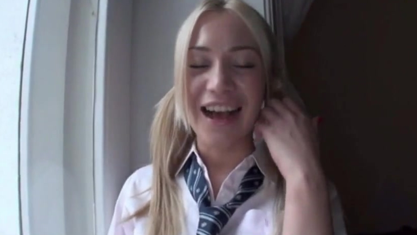 【妊娠】金髪美少女のパイパンマ○コに妊娠覚悟の大量中出し。激しい...