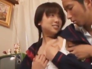 【処女JCベロキス交尾】まだ幼さの残るロリJCが制服姿で初めてのセックス！密着ベロキスイチャラブ交尾で処女卒業