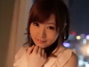 【美女顔射生交尾】モデル級美女が夜景を楽しみながら雰囲気満点の生交尾！妖艶な空気にスケベ顔晒して本気アクメ