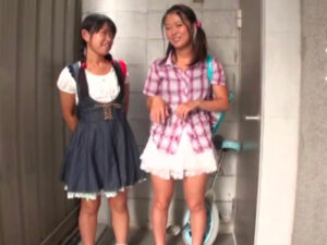 【ロリJS3Pレイプ】団地で捕まえたロリJS二人組を3Pレイプ！何も知らないJS処女マンコに大人ザーメン種付け中出し