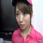 【巨乳美女肉便器】ゴルフ中にムラムラしたので肉便器美女をトイレに連れ込んで生ハメ！スケベマンコを生で犯してザーメンぶっかけ