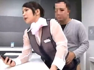【OL生ハメレイプ】携帯ショップで見つけたデカ尻店員の透け下着に我慢できずに生ハメレイプ！ザーメン巨尻に大量ぶっかけ