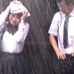 【ロリ美少女JCレイプ】雨に濡れて下着が透けたロリJCに我慢できずに生ハメレイプ！未熟な処女マンコにたっぷり孕ませ中出し