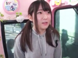 【美少女MM号生ハメ】清楚な美少女がMM号にやってきてムチムチ巨乳披露！ケツ穴丸出しバック中出しハメで失禁アクメ晒し