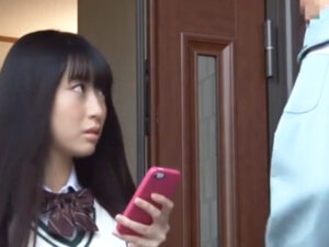 【JK生ハメレイプ】自宅に一人残された美少女JKが訪問業者に生ハメレイプ！ロリマンコたっぷり犯されてザーメン大量顔射