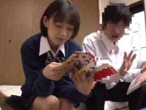 【JK孕ませ中出し】後輩の家に来た美少女JKが流されるまま生ハメ交尾！大量ザーメン無許可中出しにマジギレしてしまう