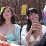 【美女ナンパ乱交】ビーチで見つけたW水着美女と乱交生交尾！ムッチムチなドスケベボディでザーメンを搾り取られる