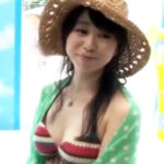 【水着美女中出し】彼氏持ちの水着美女とMM号で生ハメ交尾！発情子宮にザーメンたっぷり注がれて我慢できずにNTRアクメ