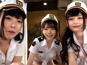 【コスプレ乱交】ムチムチスケベボディ美女3人に乳首もチンポも溶かされる乱交生ハメでザーメン大量中出し