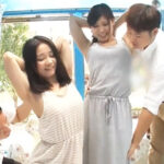 【素人MM号人妻】電マで漏らして大発情！2人同時に肉棒を貪り激ピス絶頂したスケベボディへ特濃ザーメンぶっかけ！